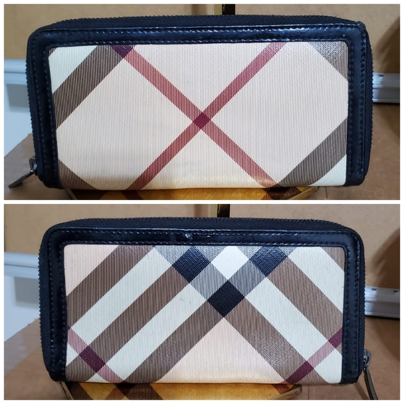 Burberry Beige/Black Nova Check PVC Chester Boston Bag - Picture 10 of 16